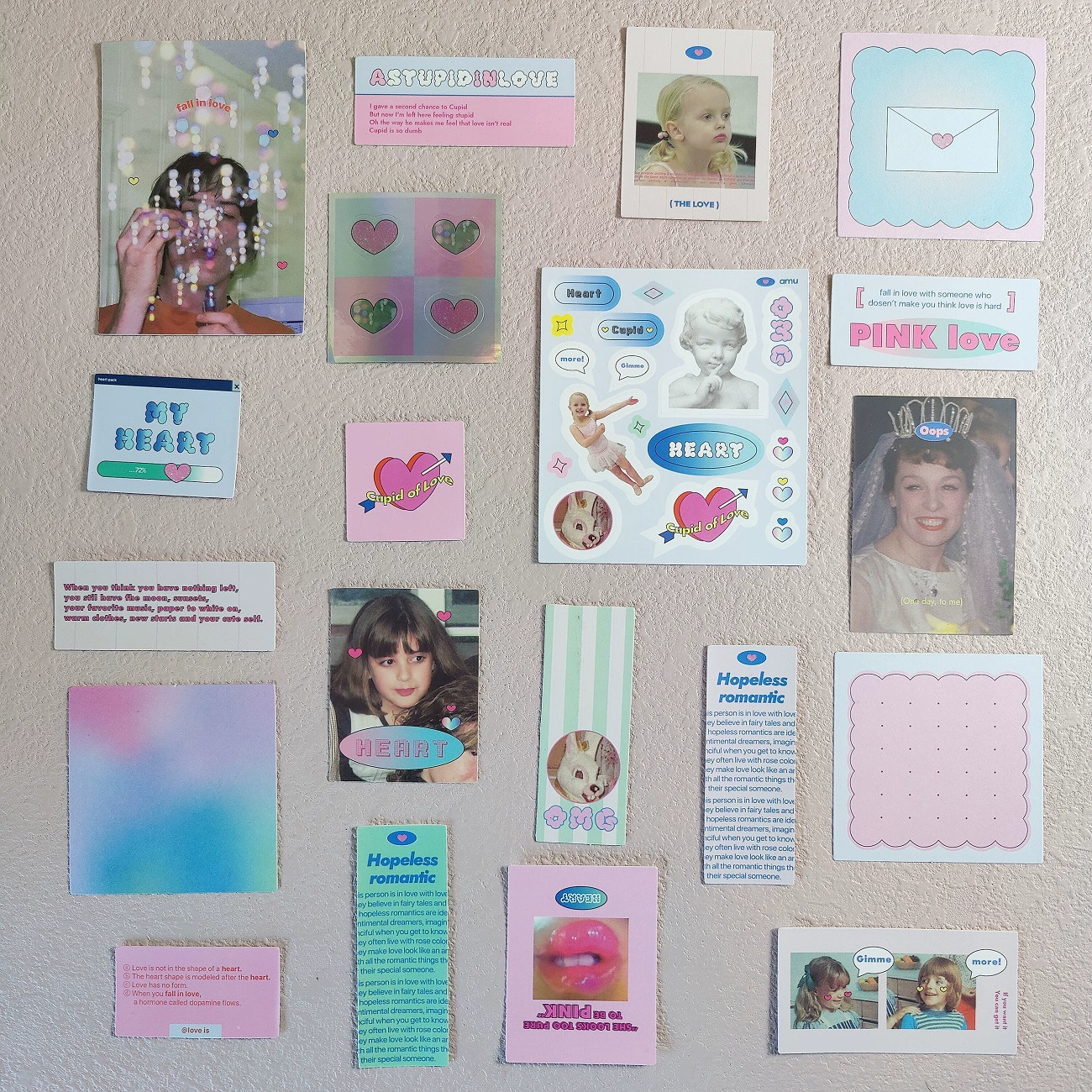 Polaroid, sticker, cards, South Korea, (Physicals)