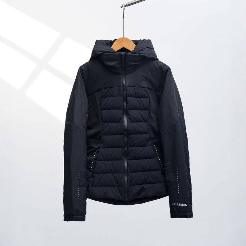 Lulu down for It All Women's Waist Slimming Thin down Jacket Lightweight Sports Casual Jacket