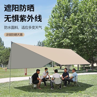 Avtomobil yan çətirləri: Sunshade Canopy, Black Coated Canopy