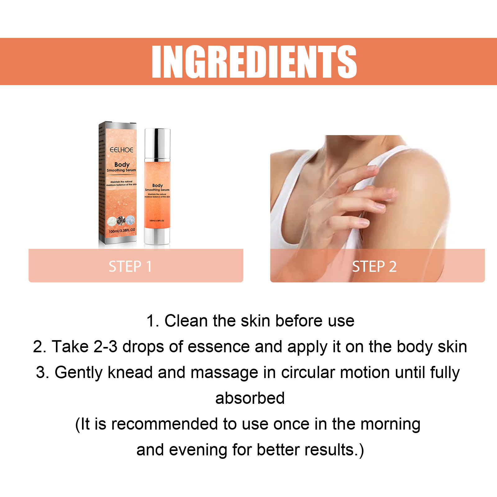 EELHOE Softening Body essence can lighten dull whiten skin, moisturize and beautify skin_voghion.com