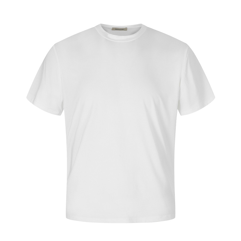 11Kn Simple Casual Solid Color Short-Sleeved T-Shirt for Men and Women, Loose and Versatile, Cool and Breathable, Round Neck Top, Base Layer Shirt 11Kn Simple Casual Solid Color Short-Sleeved T-Shirt for Men and Women, Loose and Versatile, Cool and Breathable, Round Neck Top, Base Layer Shirt