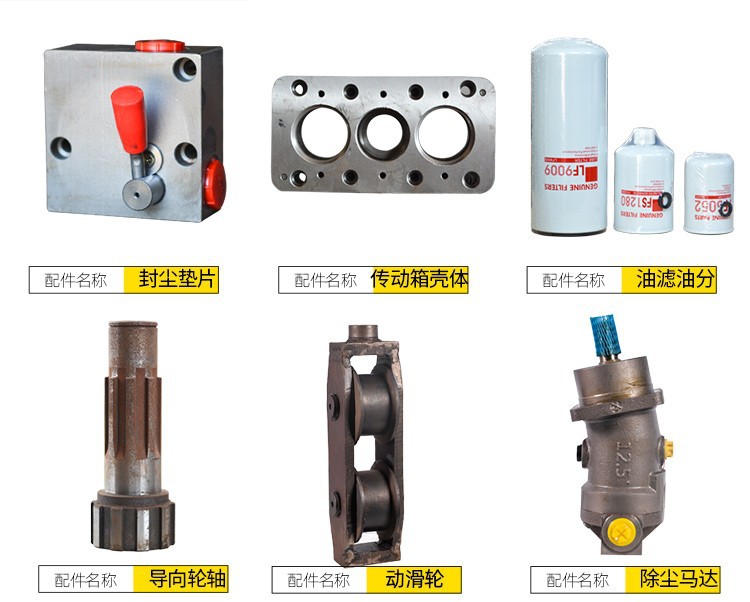 Mining Drilling Rig Parts: Oil Cylinder Kg726, Motor Main Bearing, Sealing Ring, Anti-Wear Plate, Rotary Unit, Multi-Way Valve