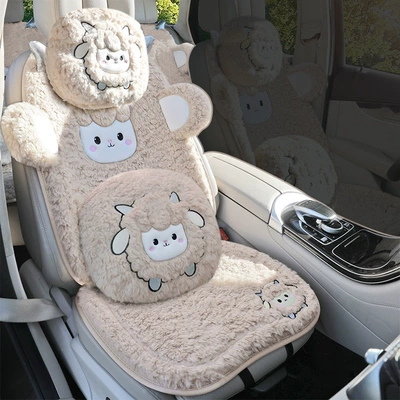 Wool pad seat pad, winter wool seat - super-warm-non-slip-and-durable