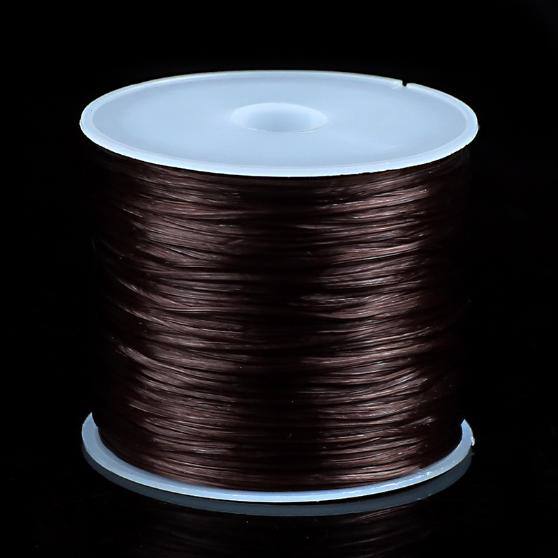 Fabricantes al por mayor línea elástica plana cuerdas elásticas cuerdas de goma cristal línea elástica perla línea de jade