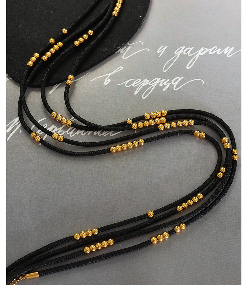 Fashion Lolita Accessories Necklace Clavicle Necklace Titanium Steel_colorza_1