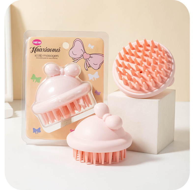 110g Weight shampoo brush Storage & Cleaning 1 Piece Quantity PP, TPR Material Solid Color Pattern Casual, Elegant, Simple Style Style Casual Elegant Simple Style Solid Color PP TPR Shampoo Brush 3