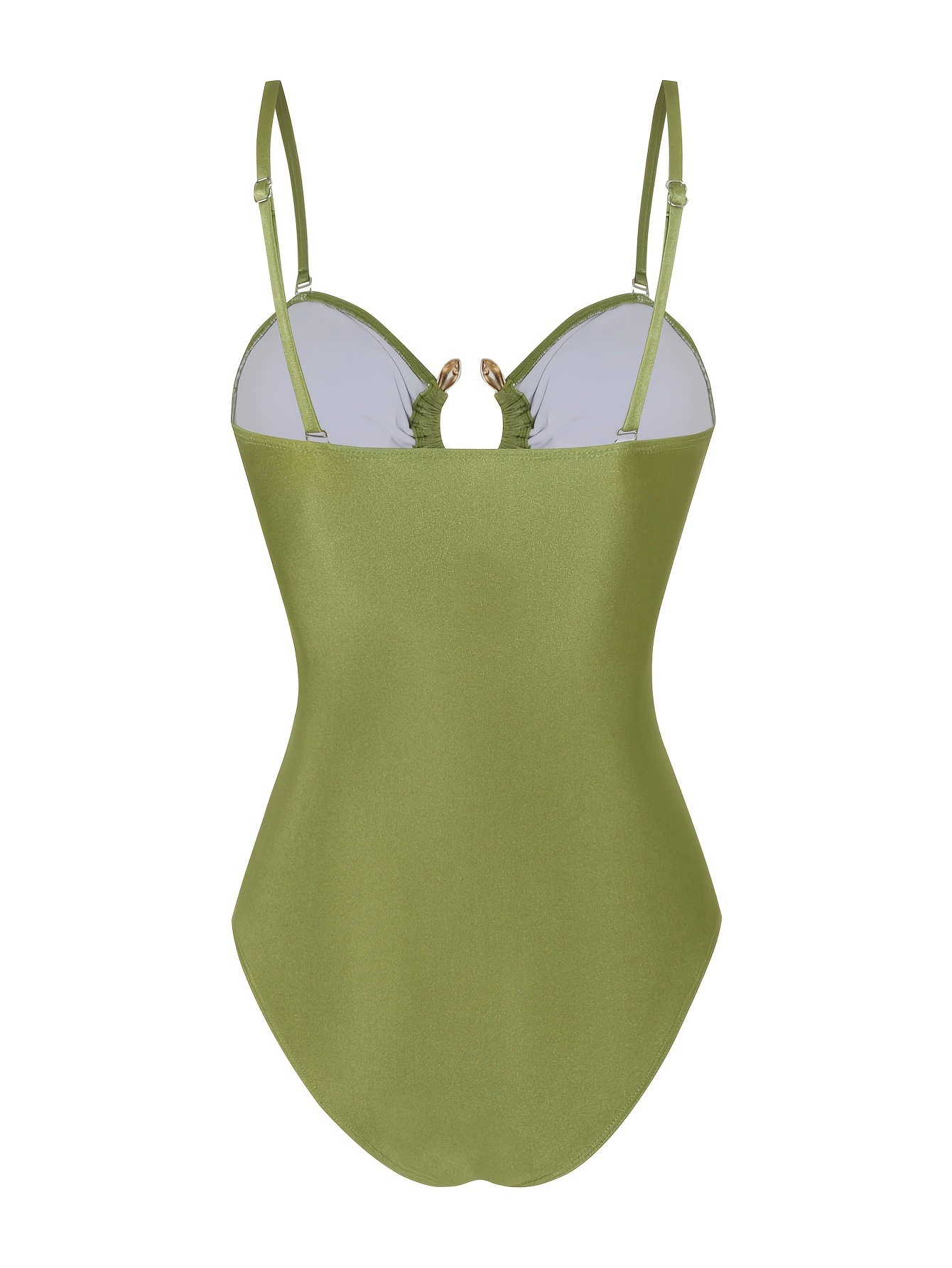 Pure Desire Hollow Swimsuit Women's One-piece Triangle Covers Belly, Shows Slimness, Covers Flesh, Sexy Hot Spring Купальник