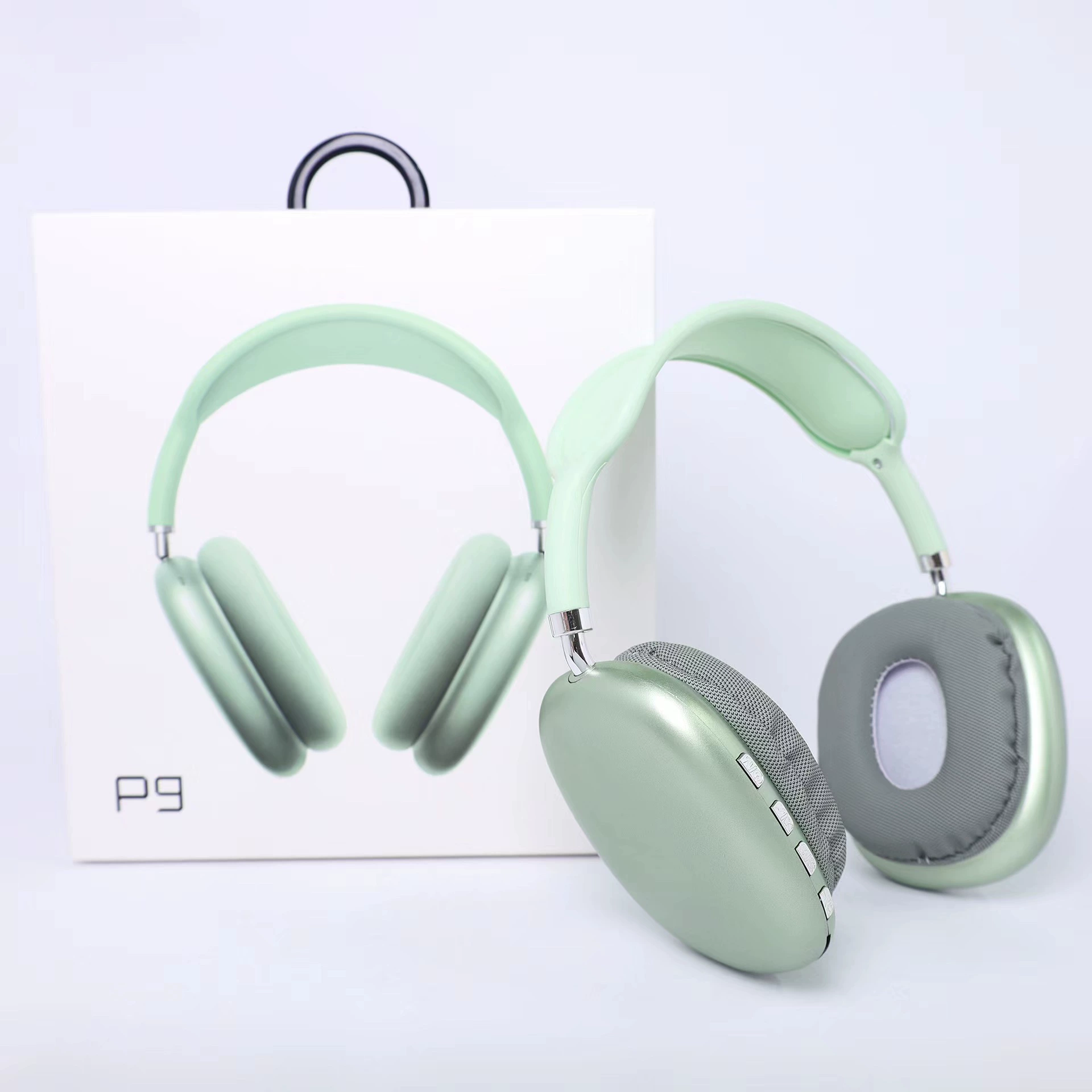 Беспроводные наушники P9 Bluetooth, накладные на уши, складные для телефона и ноутбука, цветной мультитональный