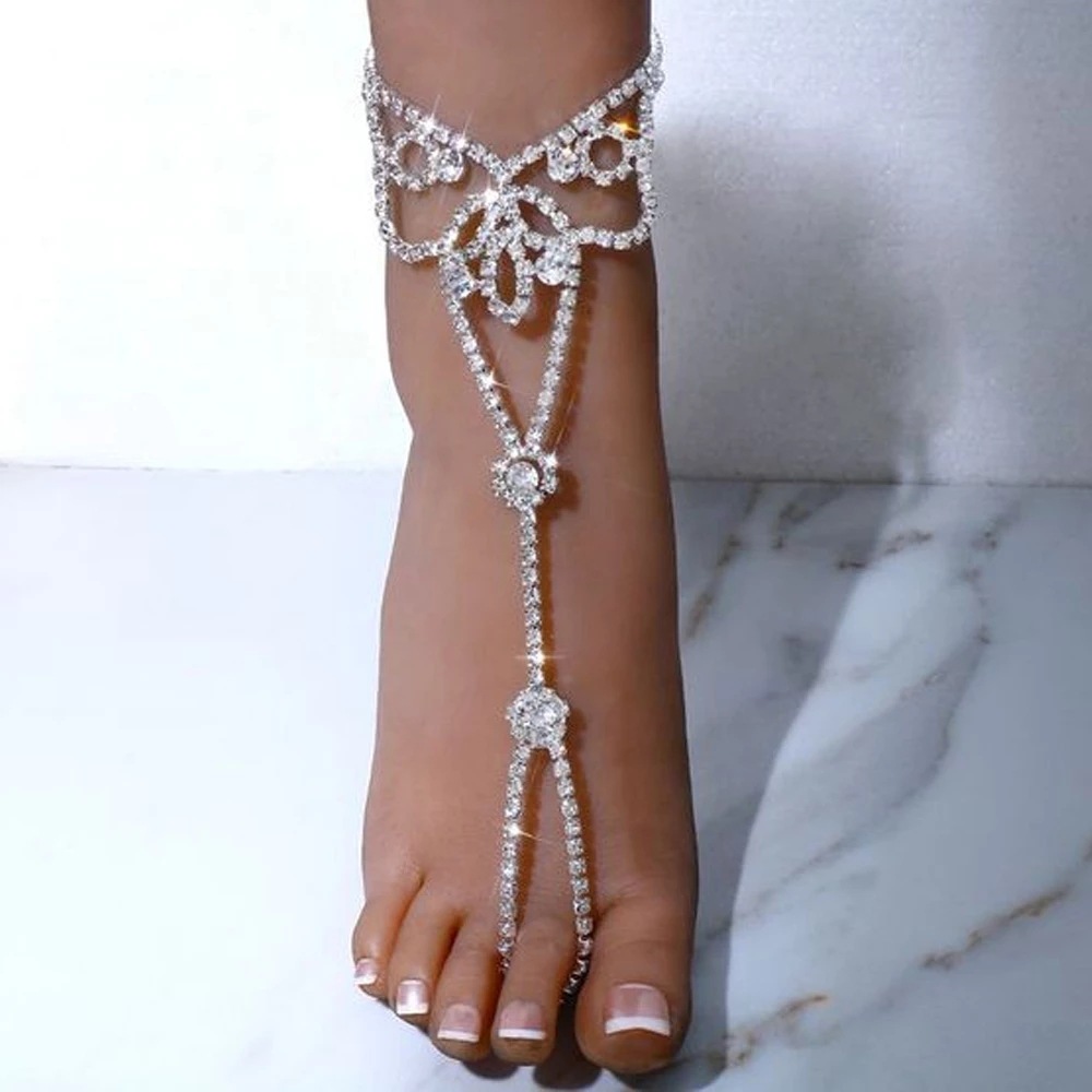 Fashionable elegant summer beach ankle bracelet
