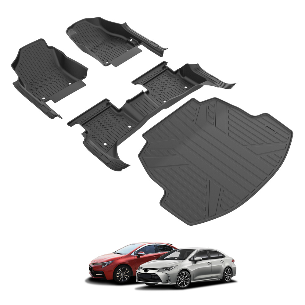 TXR para ToyotaCorolla Corolla Car FloorMat alfombra de piso CarMat especial TPE almohadilla de pie