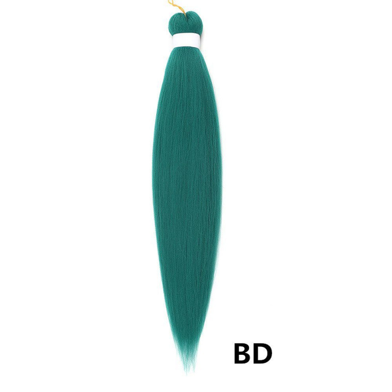 Fijo de baja temperatura de agua caliente FR Easy Braid Fibra química Trenza sucia Multicolor Negro Pechón suave y esponjoso