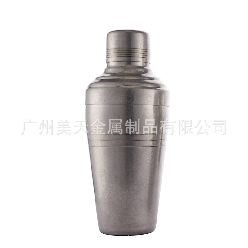La taza americana de la coctelera Hall de la tres-Sección de Boston de la coctelera del acero inoxidable 304 helada para los viejos fabricantes del comercio exterior