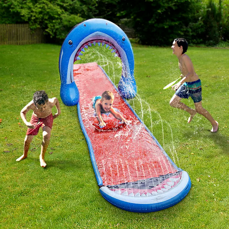 儿童充气滑水滑雪道草地冲浪玩具草坪单人冲浪板水上便携亲子互动