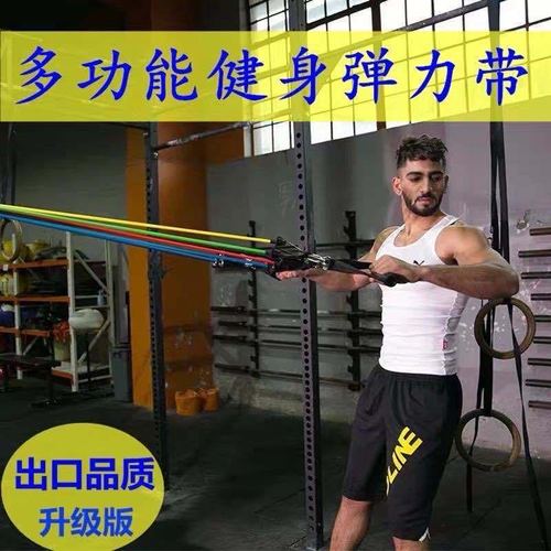 Direct Manufacturer Supply Pull-up Bar Resistance Bands Set Multi-functional Door-mounted Exercise 11-Piece Combo Fitness Pull-up Rope