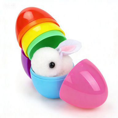 Baby Fun Easter Bunny Surprise Egg Set Children's Creative Gift Easter Bunny Eggs