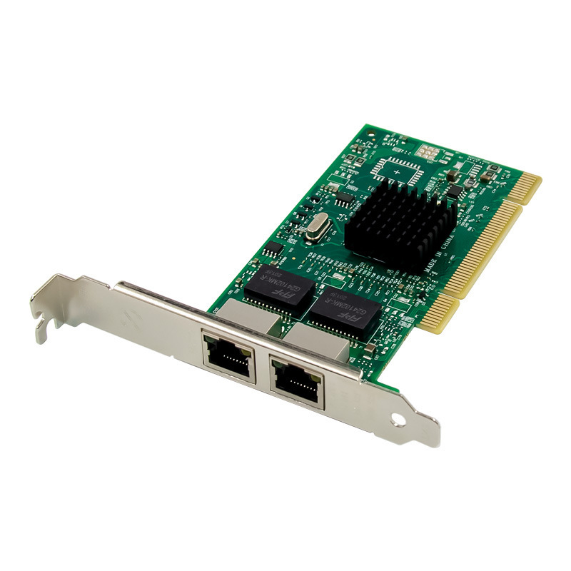 Dual RJ45 Port Server Adapter PCI PRO/1000MT 82546EB Gigabit Server Network Card