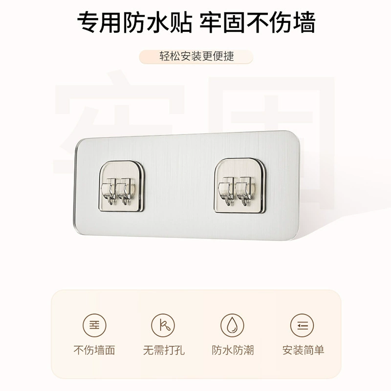 The bathroom setting the toilet toilet toilet free punching wall -mounted triangle bathroom bathroom toilet cosmetics storage rack