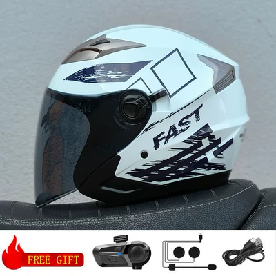 Motosiklet kaskı (dəbilqə), Bld Wholesale Bailide Helmet - bailan-fast-brown-lenses-with-bluetooth-m57-58