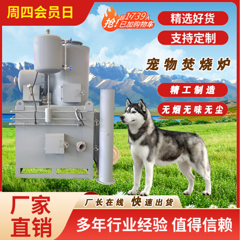生活垃圾焚烧炉 禽畜尸体无害化处理无味无烟环保 大型宠物焚化炉