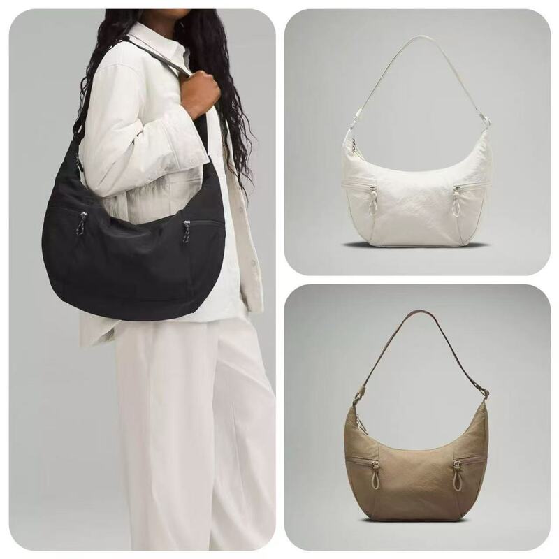 Lu Croissant Bag 2025Largeslouchy Crossbody Bag 6L13L Large Capacity Bag Single Shoulder Underarm Bag Lu Croissant Bag 2025Largeslouchy Crossbody Bag 6L13L Large Capacity Bag Single Shoulder Underarm Bag