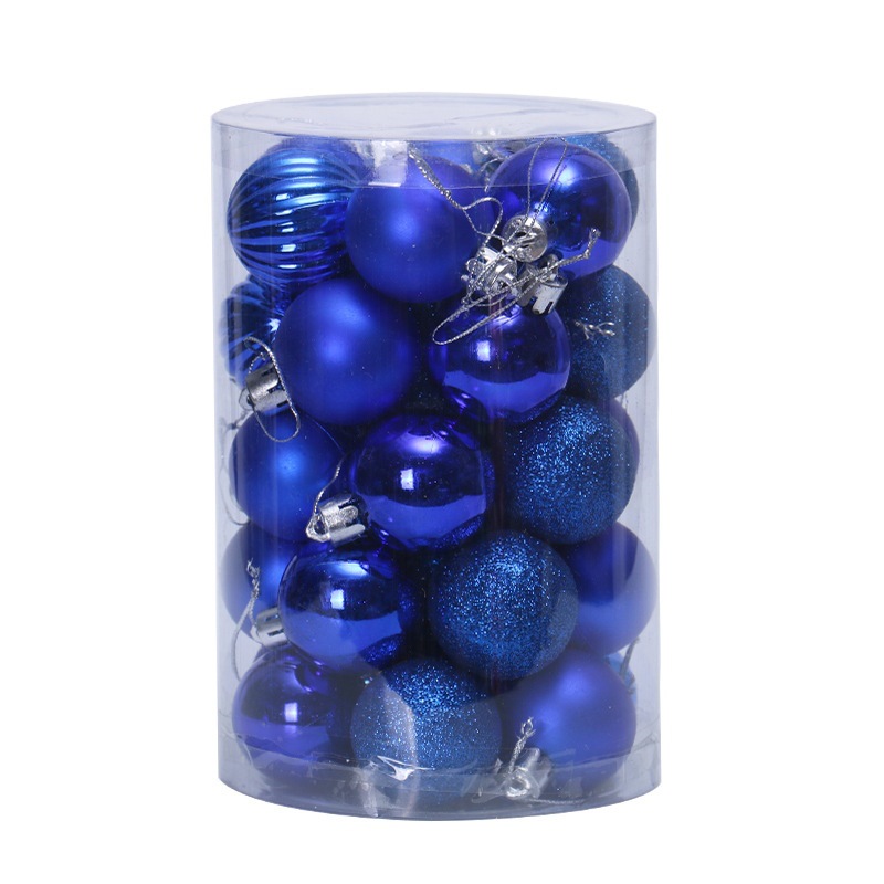 Amazon 34 bolas de Navidad traje 4cm Decoraciones de Navidad árbol de Navidad bolas decorativas bolas de forma especial