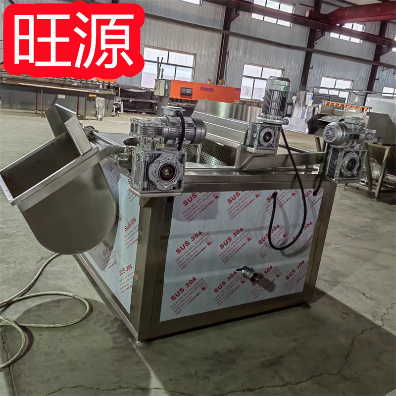 供应鹌鹑蛋油炸机 全自动电加热油炸设备 鹌鹑蛋深加工成套生产线