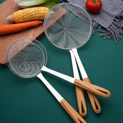 廠家批發不鏽鋼線漏家用廚房油炸食品濾網酒店餐廳長木柄火鍋網漏