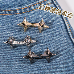 合金ウエスト調節装置、パンツウエスト調節バックル、衣類とパンツのウエストを固定、大きなウエストを小さくするバックル、縫い目のないウエスト調節バックル、取り外し可能