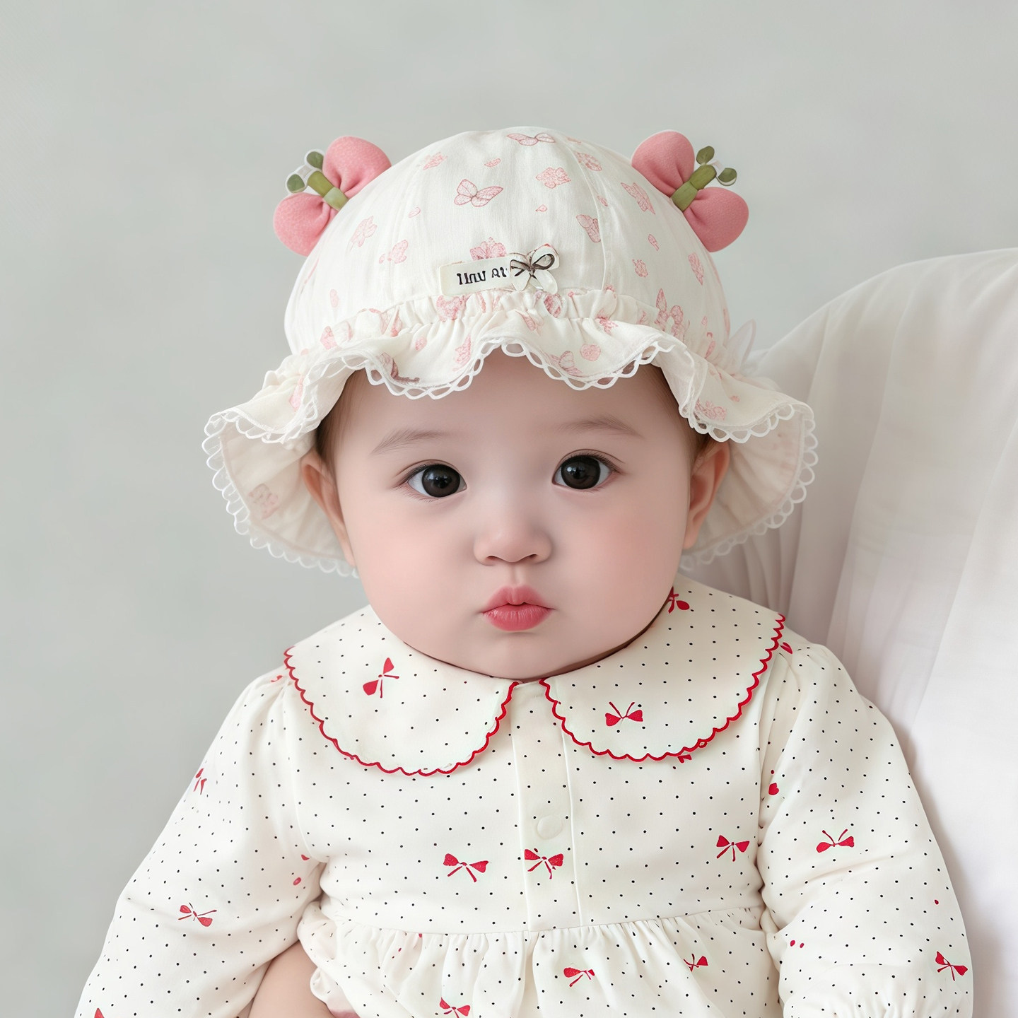 106059819@qq.com Primavera e autunno Parasole sottile regolabile Principessa Pescatore per bambine Neonato Cappello estivo_voghion.com