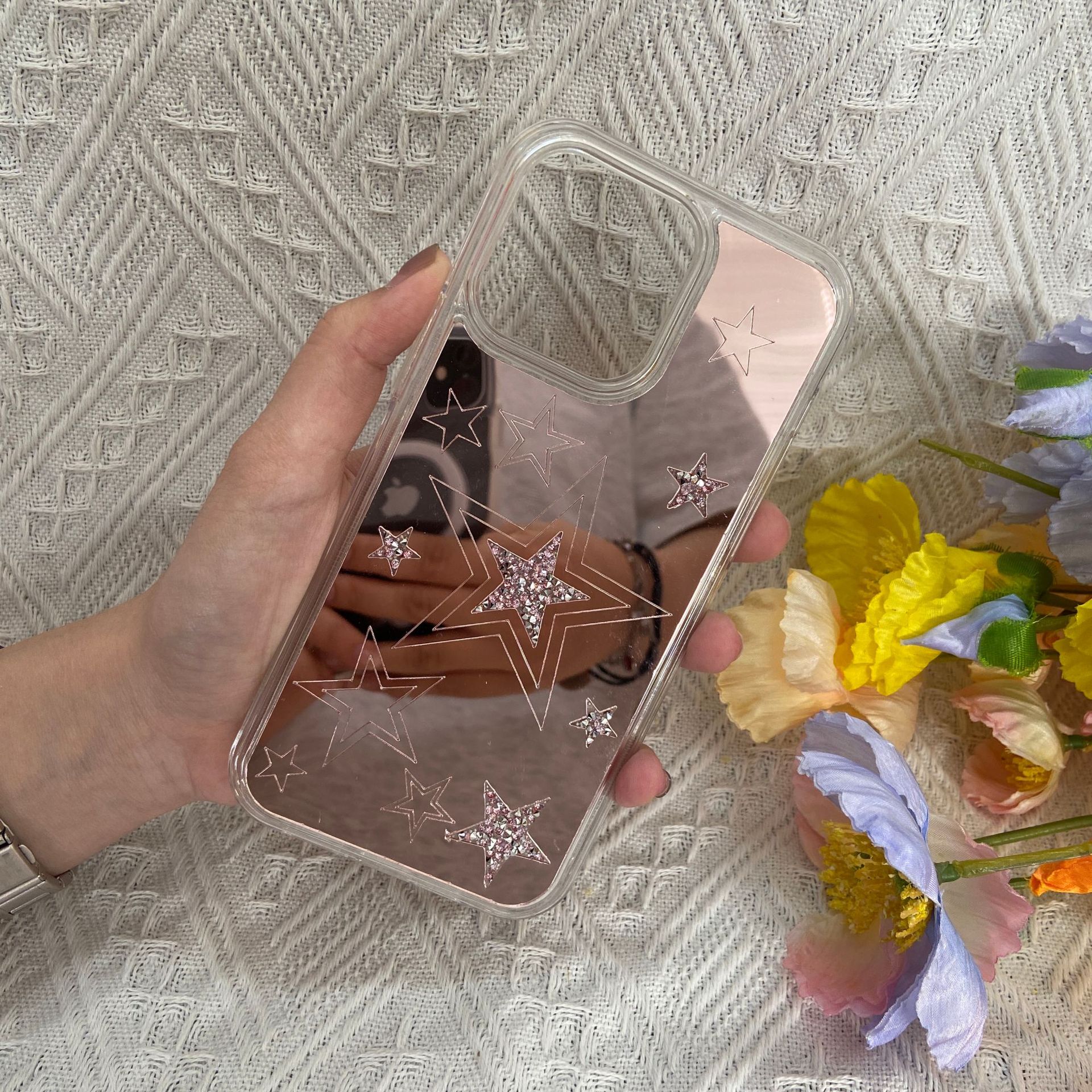 批发推荐适用于ZTE L220镜面雕刻高级感A71二合一防摔手机保护壳