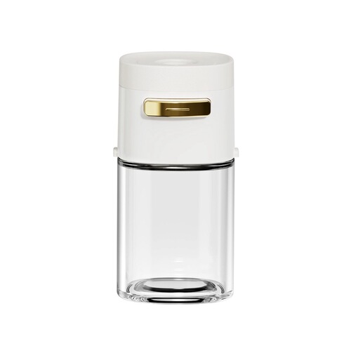 Light quantitative seasoning jar push-type quantitative salt jar kitchen moisture-proof salt jar controlled salt metering seasoning jar