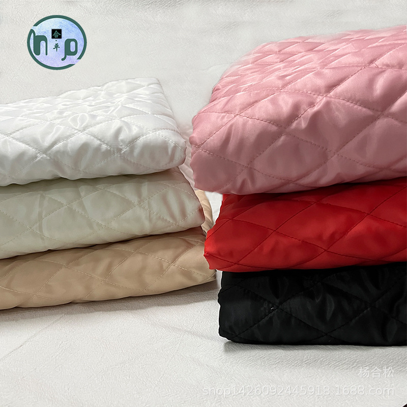 Spot Shumei Silk Quilted Cotton Lining Quilted Cotton Fabric down Coat Cotton Clothing Lining Warm Fabric