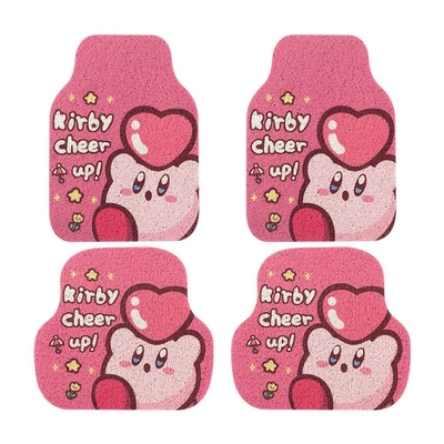 Pvc Floor Mats with Wire Loops, Universal — Universal Foot Pad - love-kirby-silk-circle-foot-mat-set-of-4