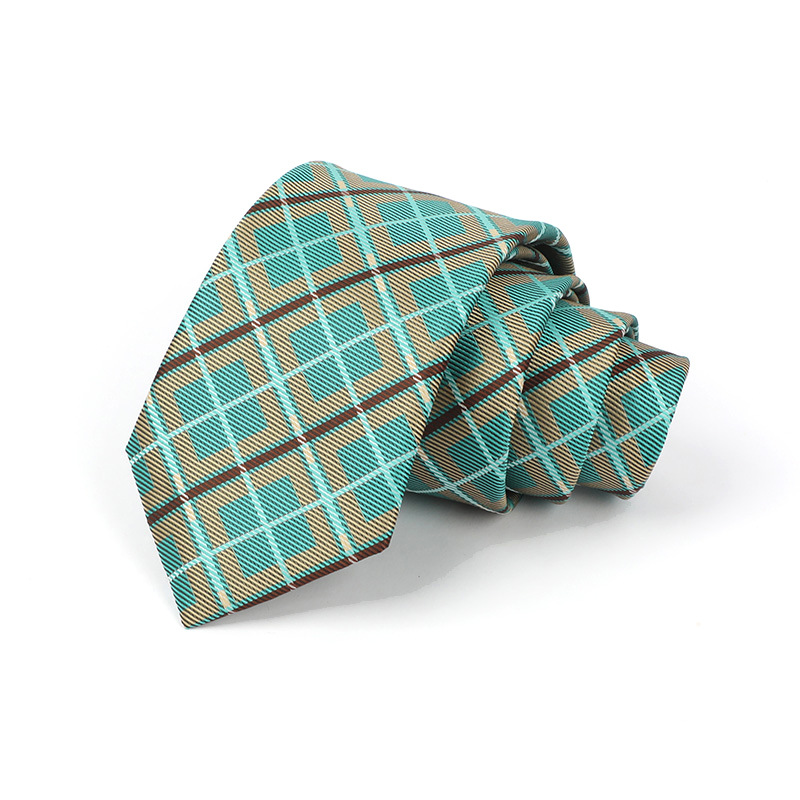 Corbata de hombre jacquard bordado 8CM poliéster seda corbata tejida hombre sentido superior l corbata logo diseño y producción