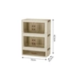 2 -layer double door+1 layer drawer