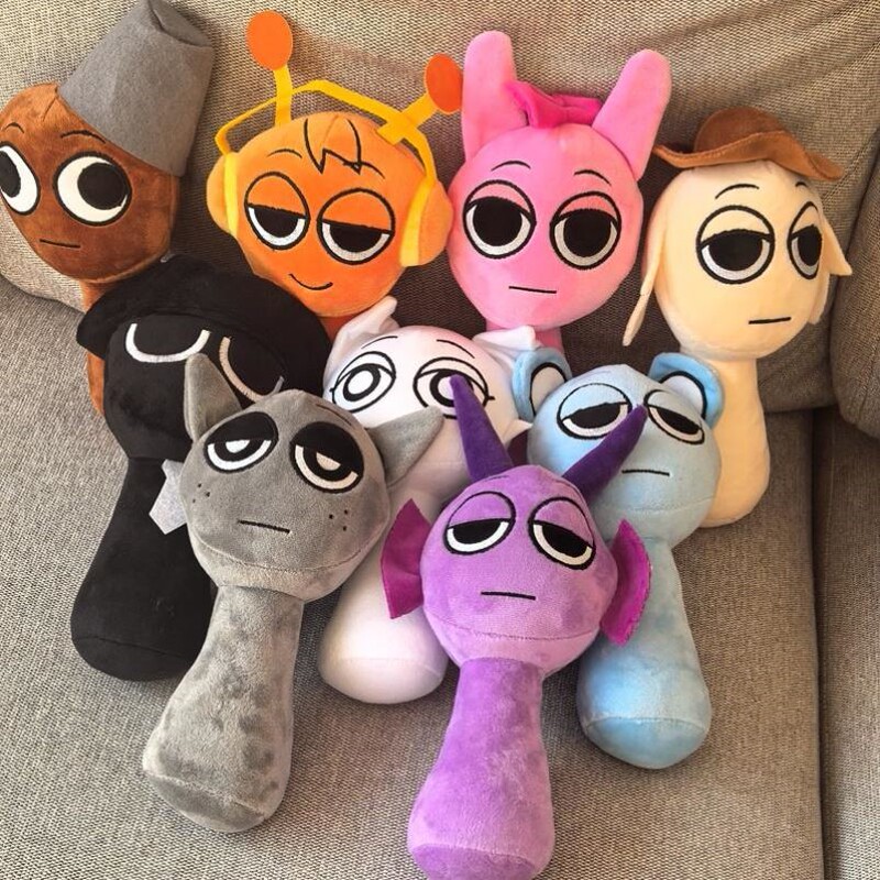 Cross-border Rhythm Box Sprunki game merchandise dolls, Olun Simon children's dolls, Christmas gifts Cross-border Rhythm Box Sprunki game merchandise dolls, Olun Simon children's dolls, Christmas gifts