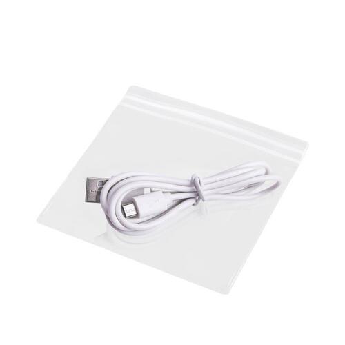 PVC jewelry bag, double-sided transparent 48-thread sealed bag, thickened bracelet, necklace, earring storage self-sealing bag
