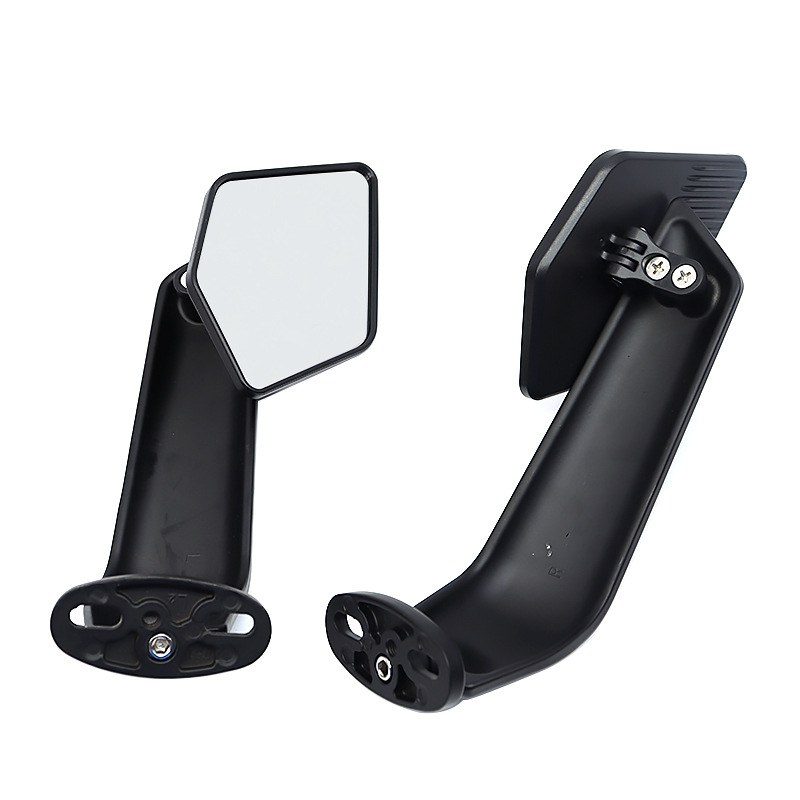 Wind Wing Mirrors Modified for Motorcycles, Universal New Model with Wind Wings, Base Moved Forward, Modified Reflective Mirrors