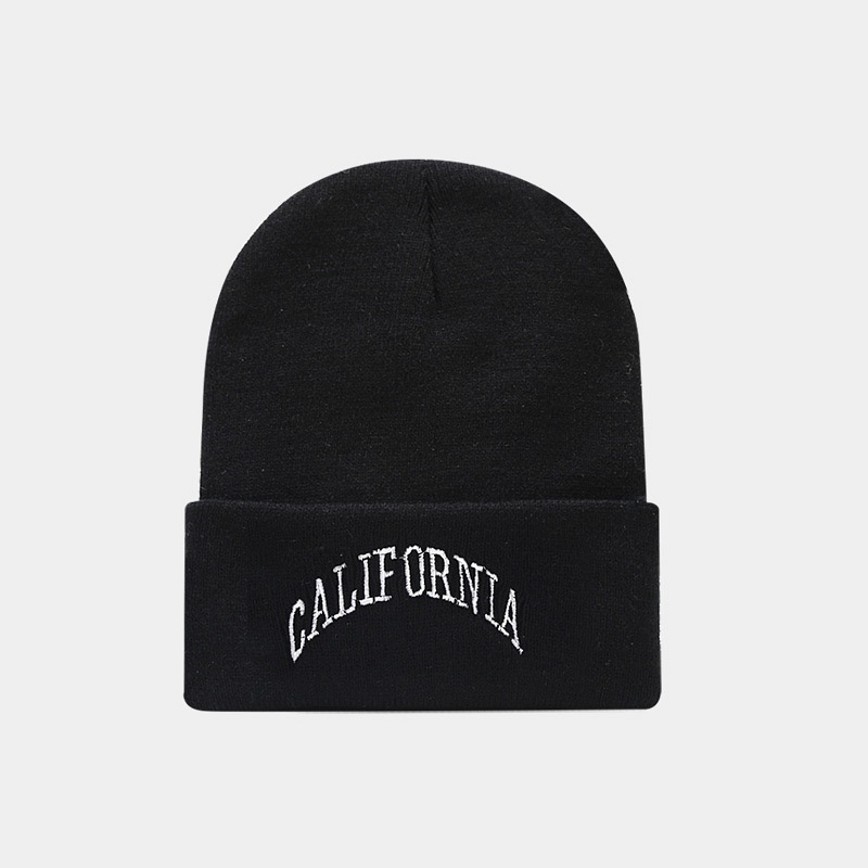 126g Weight Wool Cap Hats Type Daily Occasion Acrylic Material Letter, Rose Pattern Autumn Season Women'S Gender Embroidery Design Fashion Style Crimping Rim Women's Fashion Letter Rose Embroidery Crimping Wool Cap 16