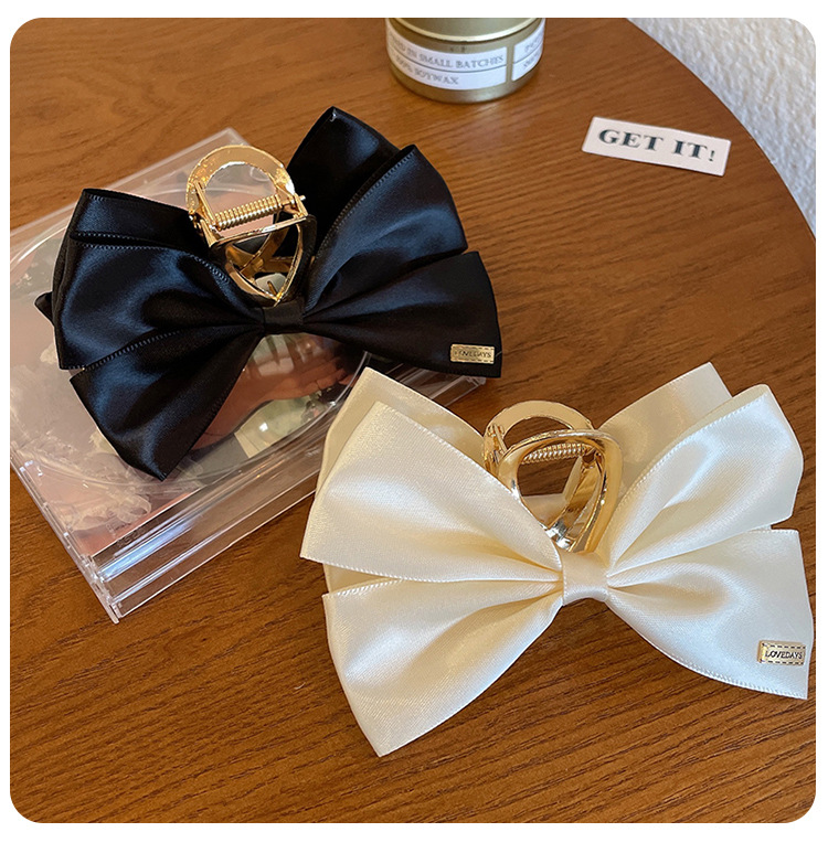 Street Occasion Alloy Material Vintage Style Bow Knot Alloy Cloth Hair Claws