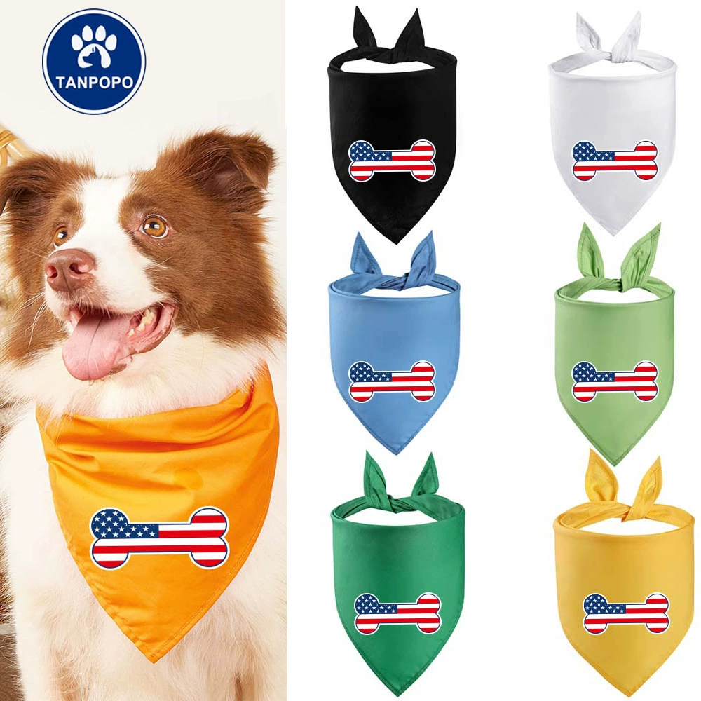 Фабрика прямых трансграничных новых продуктов Многоцветный День Независимости для домашних животных