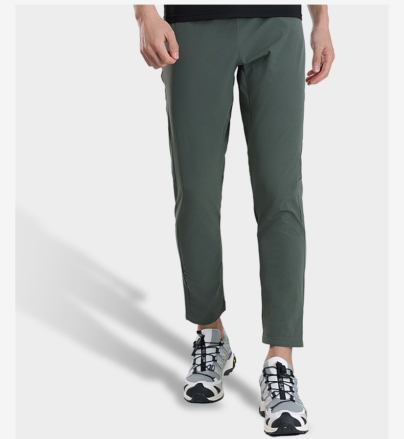 迪家同款休闲速干裤男士修身直筒弹力登山冲锋裤户外跑步运动裤详情19