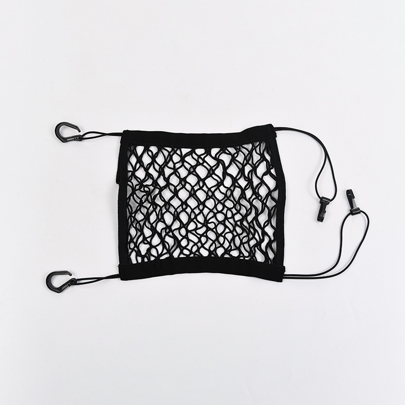 Asiento de coche de almacenamiento de bolsillo neto de bolsillo silla de la habitación bolsillo neto de doble capa de almacenamiento neto bolsa de almacenamiento de suministros de coche