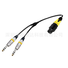 �����LԒͲ�B�Ӿ����z�D6.35mm ���l��ͨ�� XLR���z��ƽ�⾀