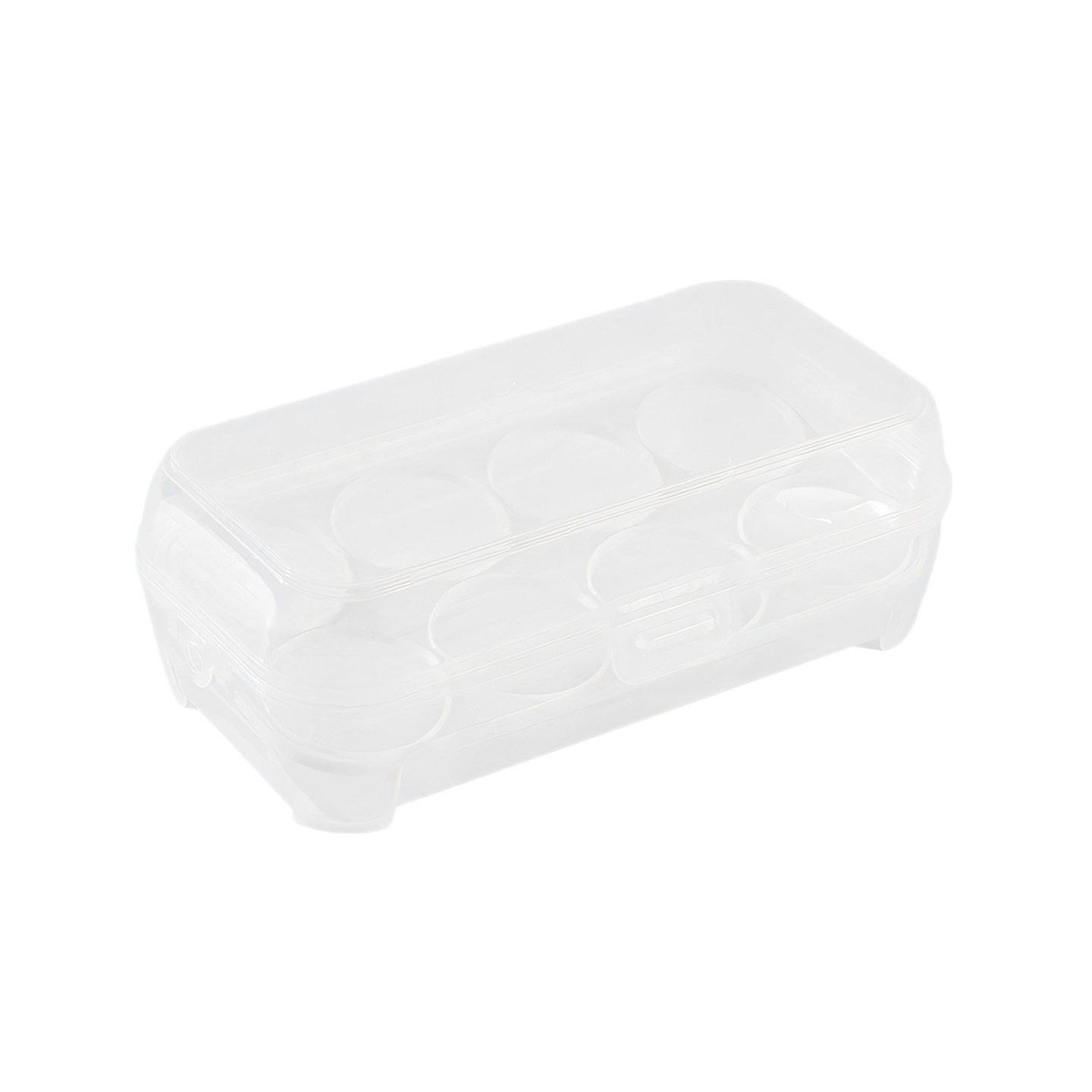 Camping al aire libre a prueba de choques a prueba de roturas caja de huevos de viaje a prueba de caídas portátil caja de protección de huevos de plástico caja de almacenamiento doméstica