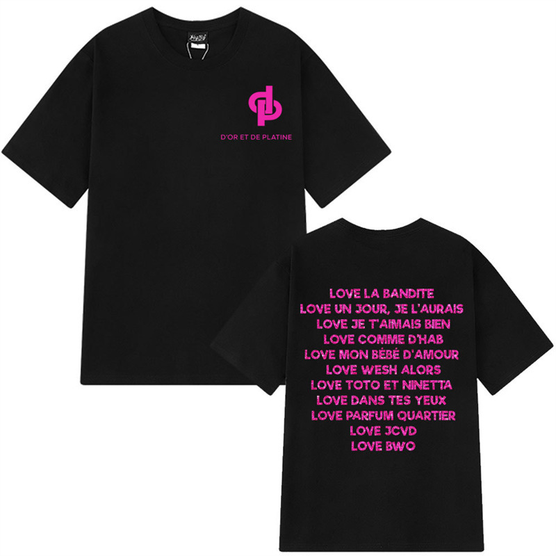 European Size Cross-Border T-Shirt t European Size] Hip-Hop [Jul Female Singer Fashion Graphic Summer Short-Sleeved Retro Cotton T-Shirt