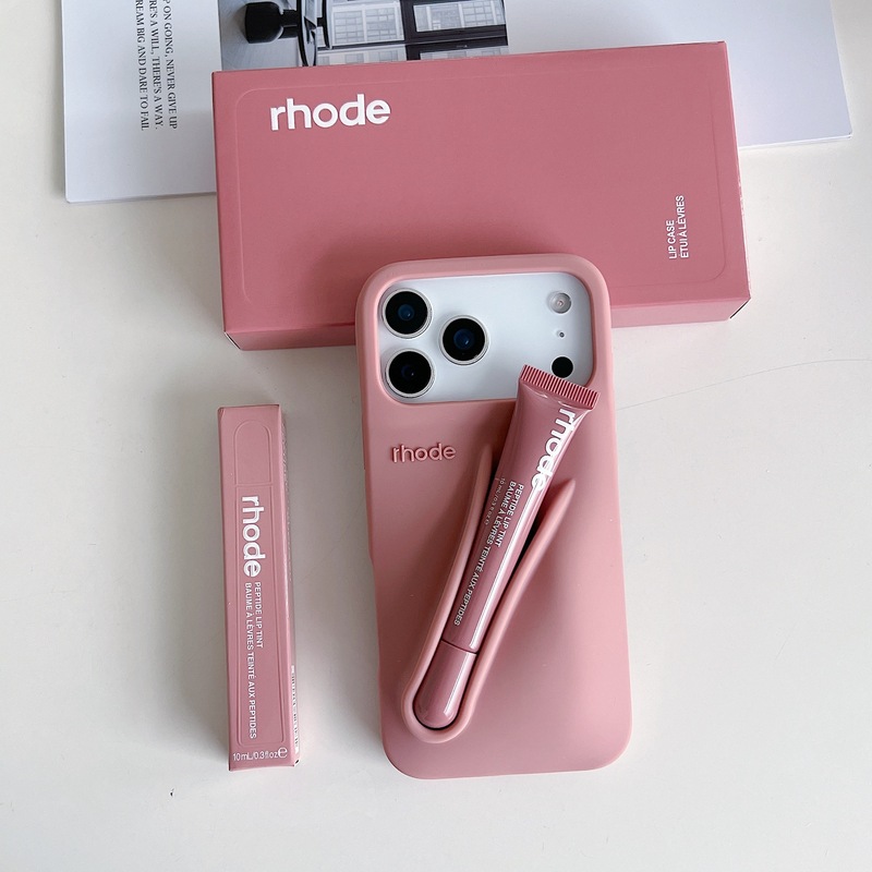 外贸适用iPhone17Promax海莉rhode口红唇釉硅胶手机壳16p软保护套|undefined