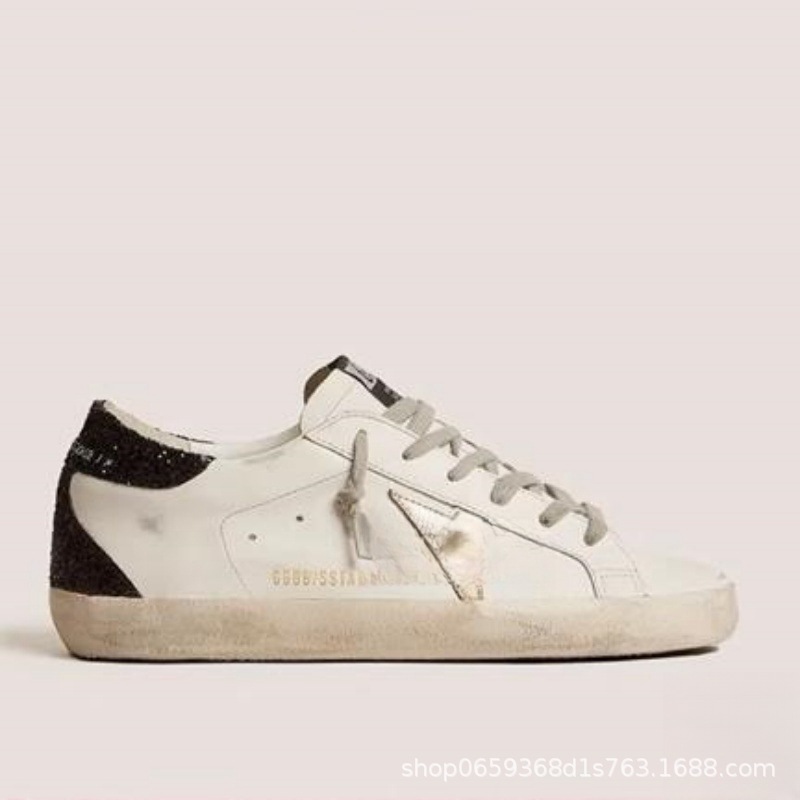 GG casual hacer viejas estrellas pequeñas zapatos sucios para mujeres nuevos zapatos de tablero rojo red de altura interior zapatos sucios zapatos de piel de vaca pequeños zapatos blancos