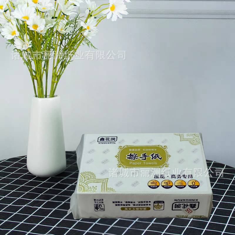N-Fold Hand Towels, Foldable Disposable Tissue Paper, Hotel Toilet Hand Towels, Commercial Thickened Single-Layer Drying Paper