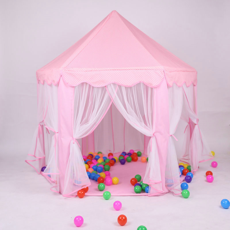 Tienda Infantil Hexagonal de Princesa de Tela Pongee, para Ejercicio, para Interiores image 3